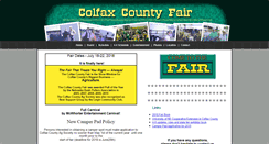 Desktop Screenshot of colfaxcountyfair.com