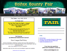 Tablet Screenshot of colfaxcountyfair.com